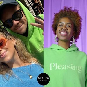 Harry Styles x Pleasing The Pollinators Hoodie in Shrub Green Size Small